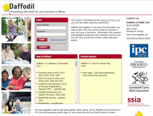 Tablet Screenshot of daffodilcymru.org.uk